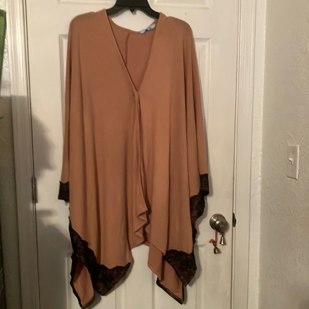 Plus Size Luxurious Soft Wrap Poncho Pashmina Shawl Sweater